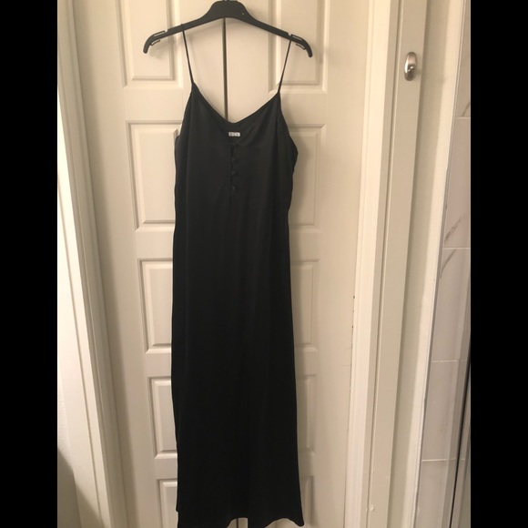 reformation silk slip dress